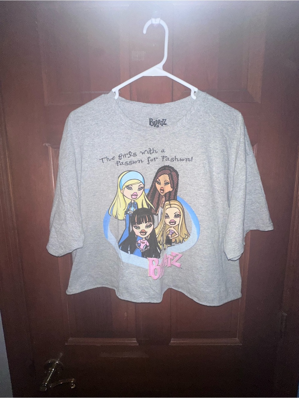 Bratz Graphic Crop Tee - Gray